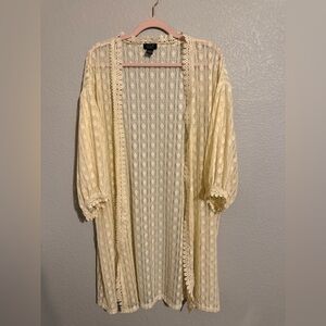 Roffee Elegant Cream Lace Women Cardigan. Y’all this is so beautiful 🤩